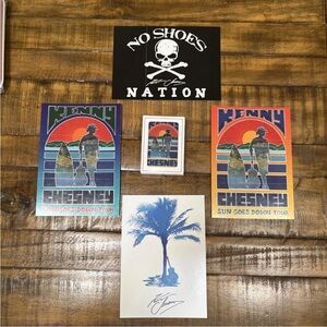 Kenny Chesney 2024 Sun Goes Down Concert Tour Playing Cards & 4 Postcards